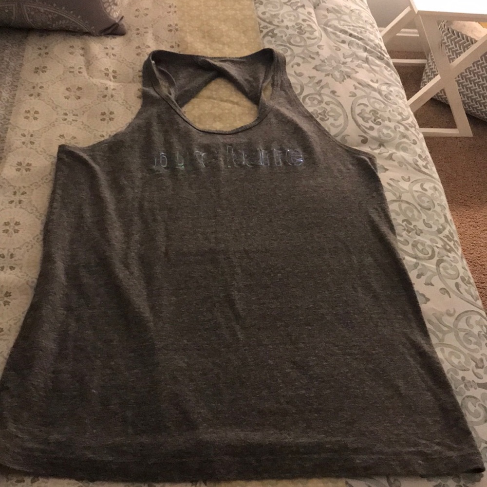 Pure Barre twist back tank top